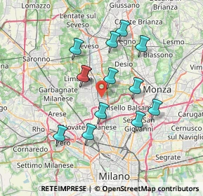 Mappa , 20037 Paderno Dugnano MI, Italia (6.35308)