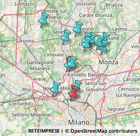 Mappa , 20037 Paderno Dugnano MI, Italia (6.13267)