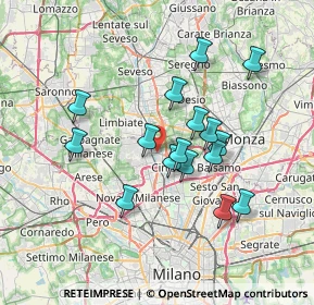Mappa , 20037 Paderno Dugnano MI, Italia (6.22188)