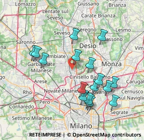 Mappa , 20037 Paderno Dugnano MI, Italia (7.425)