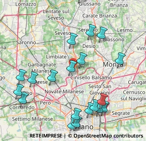 Mappa , 20037 Paderno Dugnano MI, Italia (9.6365)