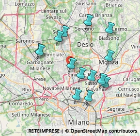 Mappa , 20037 Paderno Dugnano MI, Italia (7.09857)