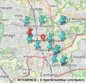 Mappa , 20037 Paderno Dugnano MI, Italia (1.72333)