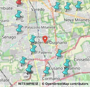 Mappa , 20037 Paderno Dugnano MI, Italia (2.79933)