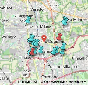 Mappa , 20037 Paderno Dugnano MI, Italia (1.59222)