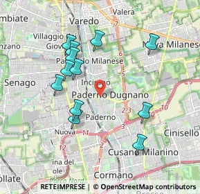 Mappa , 20037 Paderno Dugnano MI, Italia (1.81667)