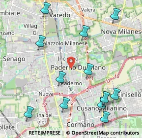 Mappa , 20037 Paderno Dugnano MI, Italia (2.55692)