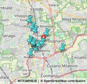 Mappa , 20037 Paderno Dugnano MI, Italia (1.25308)