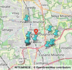 Mappa , 20037 Paderno Dugnano MI, Italia (1.59833)