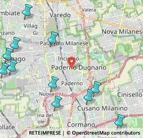 Mappa , 20037 Paderno Dugnano MI, Italia (2.88636)