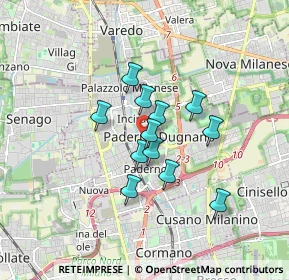 Mappa , 20037 Paderno Dugnano MI, Italia (1.22083)