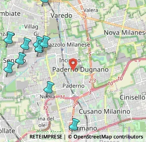 Mappa , 20037 Paderno Dugnano MI, Italia (3.15833)