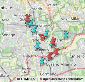 Mappa , 20037 Paderno Dugnano MI, Italia (1.55615)