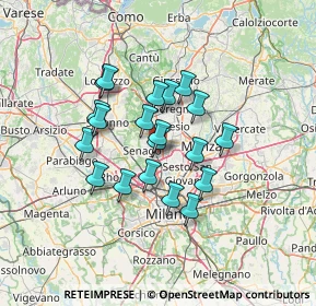 Mappa , 20037 Paderno Dugnano MI, Italia (10.4925)