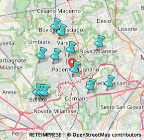 Mappa , 20037 Paderno Dugnano MI, Italia (3.41667)