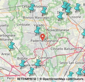 Mappa , 20037 Paderno Dugnano MI, Italia (6.84167)