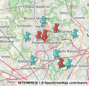 Mappa , 20037 Paderno Dugnano MI, Italia (3.62545)