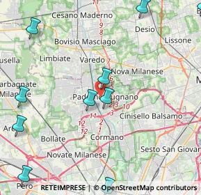 Mappa , 20037 Paderno Dugnano MI, Italia (6.32583)