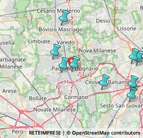 Mappa , 20037 Paderno Dugnano MI, Italia (5.27455)