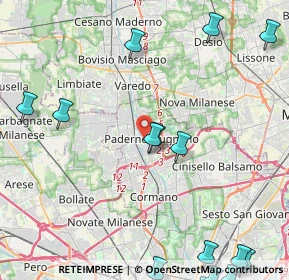 Mappa , 20037 Paderno Dugnano MI, Italia (6.49188)