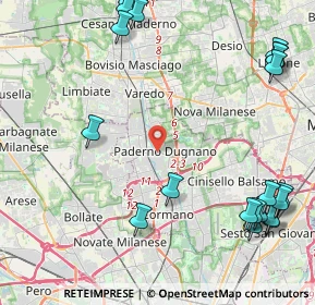 Mappa , 20037 Paderno Dugnano MI, Italia (5.9575)