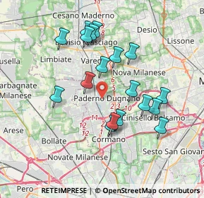 Mappa , 20037 Paderno Dugnano MI, Italia (3.42333)