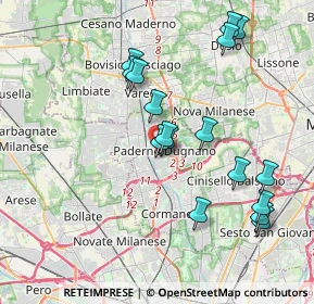 Mappa , 20037 Paderno Dugnano MI, Italia (3.86765)