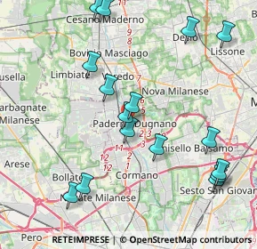 Mappa , 20037 Paderno Dugnano MI, Italia (4.53375)