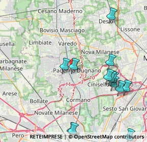 Mappa , 20037 Paderno Dugnano MI, Italia (5.15643)