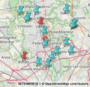 Mappa , 20037 Paderno Dugnano MI, Italia (4.22944)