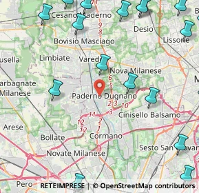 Mappa , 20037 Paderno Dugnano MI, Italia (6.53263)