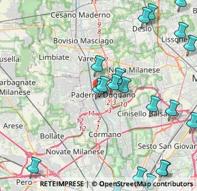 Mappa , 20037 Paderno Dugnano MI, Italia (5.5575)