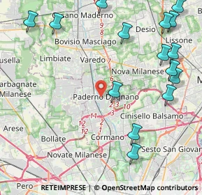 Mappa , 20037 Paderno Dugnano MI, Italia (5.61067)