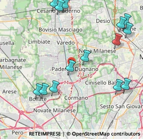 Mappa , 20037 Paderno Dugnano MI, Italia (5.09643)