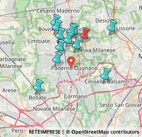 Mappa , 20037 Paderno Dugnano MI, Italia (3.33615)