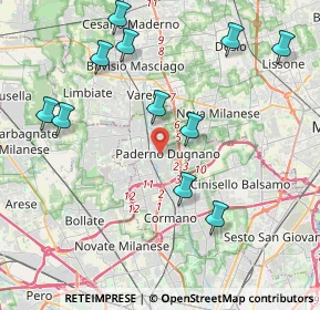 Mappa , 20037 Paderno Dugnano MI, Italia (4.50545)