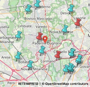 Mappa , 20037 Paderno Dugnano MI, Italia (5.22833)