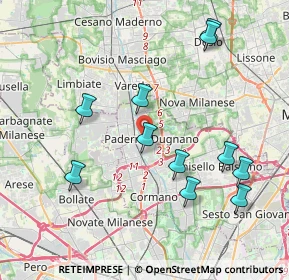 Mappa , 20037 Paderno Dugnano MI, Italia (4.12818)
