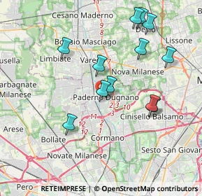 Mappa , 20037 Paderno Dugnano MI, Italia (3.78917)