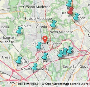 Mappa , 20037 Paderno Dugnano MI, Italia (4.65167)