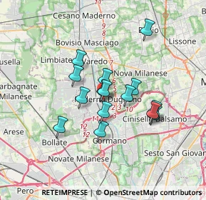 Mappa , 20037 Paderno Dugnano MI, Italia (2.60733)