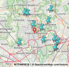 Mappa , 20037 Paderno Dugnano MI, Italia (4.18583)