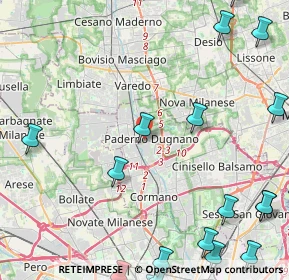 Mappa , 20037 Paderno Dugnano MI, Italia (6.8975)