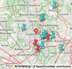 Mappa , 20037 Paderno Dugnano MI, Italia (3.36538)