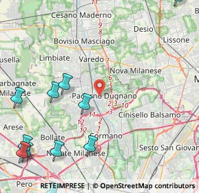 Mappa , 20037 Paderno Dugnano MI, Italia (6.52583)