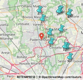 Mappa , 20037 Paderno Dugnano MI, Italia (4.56833)