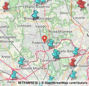 Mappa , 20037 Paderno Dugnano MI, Italia (6.42368)
