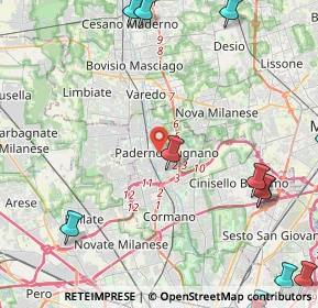 Mappa , 20037 Paderno Dugnano MI, Italia (6.99929)