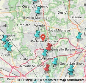 Mappa , 20037 Paderno Dugnano MI, Italia (6.5295)
