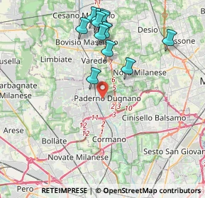 Mappa , 20037 Paderno Dugnano MI, Italia (4.22083)